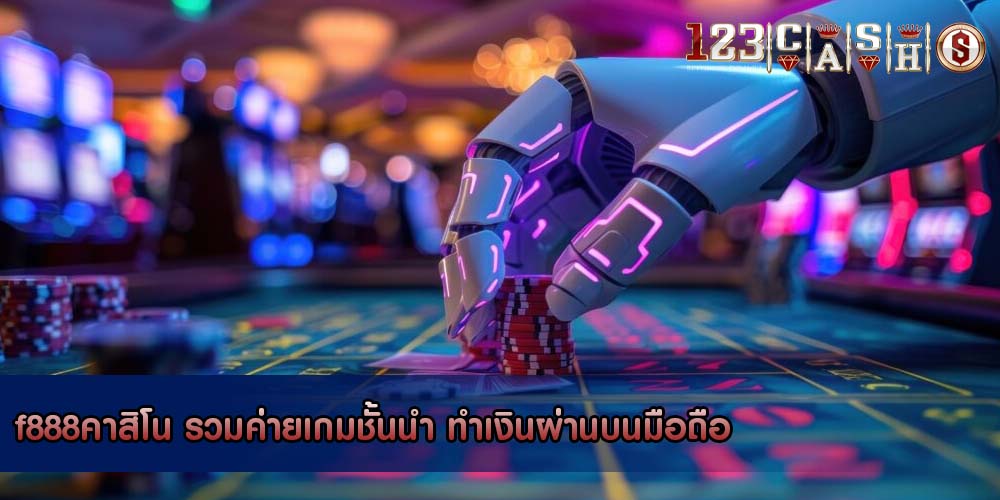 f888คาสิโน รวมค่ายเกมชั้นนำ ทำเงินผ่านบนมือถือ