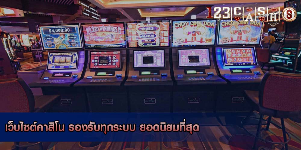 เว็บไซต์คาสิโน รองรับทุกระบบ ยอดนิยมที่สุด